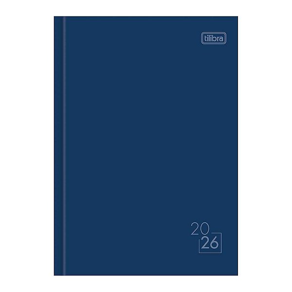 Agenda Costurada Diária Spice 2026 - Azul - Tilibra