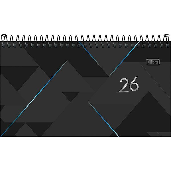 Agenda de Bolso Spot 2026 - Preto/Azul - Tilibra