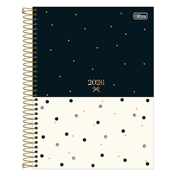 Agenda Espiral Diária West Village 2026 Grande - Duo Poá - Tilibra