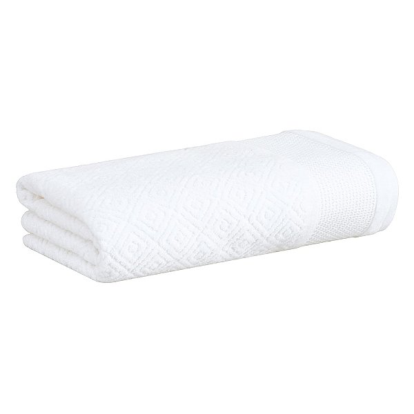 Toalha de Banho Kyoto Jacquard Aveludada - Branco 1011 - Buddemeyer