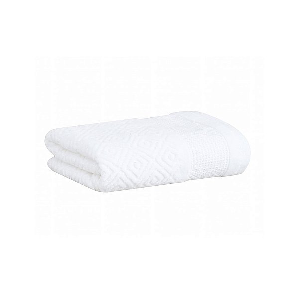 Toalha de Rosto Kyoto Jacquard Aveludada - Branco 1011 - Buddemeyer