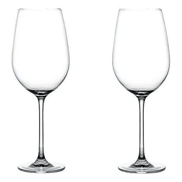 Jogo de Taças Beatriz Para Vinho Cristal 770ml - 2 Peças - Fracalanza