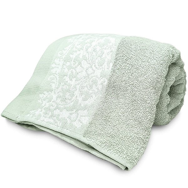Toalha de Banho Gigante Medalhão Jacquard - Verde - Corttex