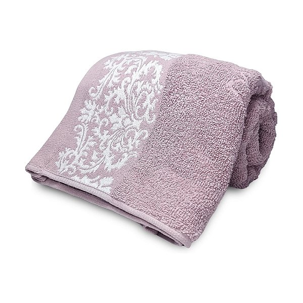 Toalha de Rosto Medalhão Jacquard - Azaléia - Corttex
