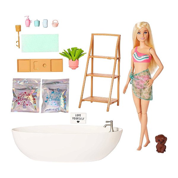 Boneca Barbie Conjunto Banho de Confete - Mattel
