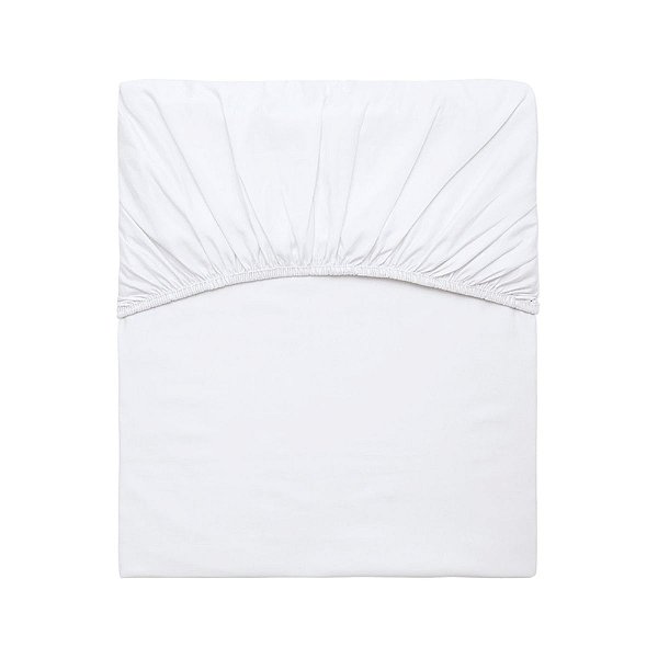 Lençol Com Elástico Vida Bela King - Branco - Kacyumara