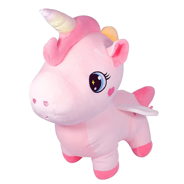 Pelúcia Unicórnio com Asas - 40cm - DM Toys