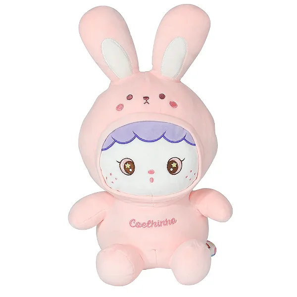 Pelúcia Baby Pets Fantasia - Coelhinho - 30cm - DM Toys