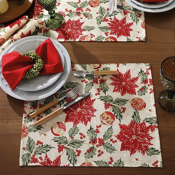 Lugar Americano Celebra 45 x 35 cm - Natal 121 - Döhler