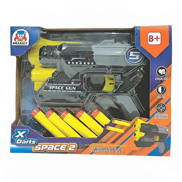 Lançador X Darts Space 2 - Braskit