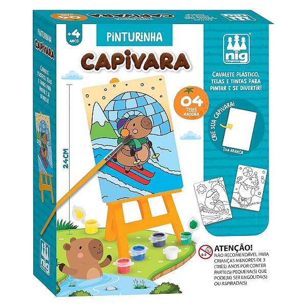 Kit Pinturinha Capivara - Nig Brinquedos