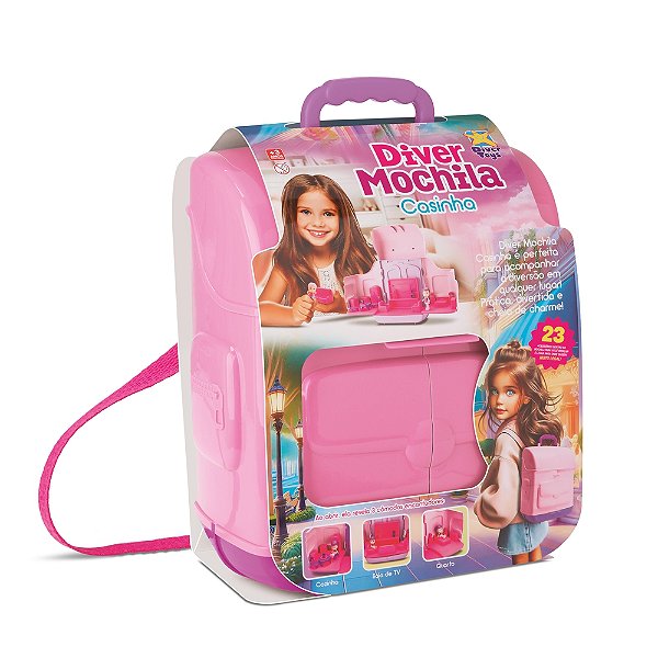 Mochila Diver Casinha - DiverToys