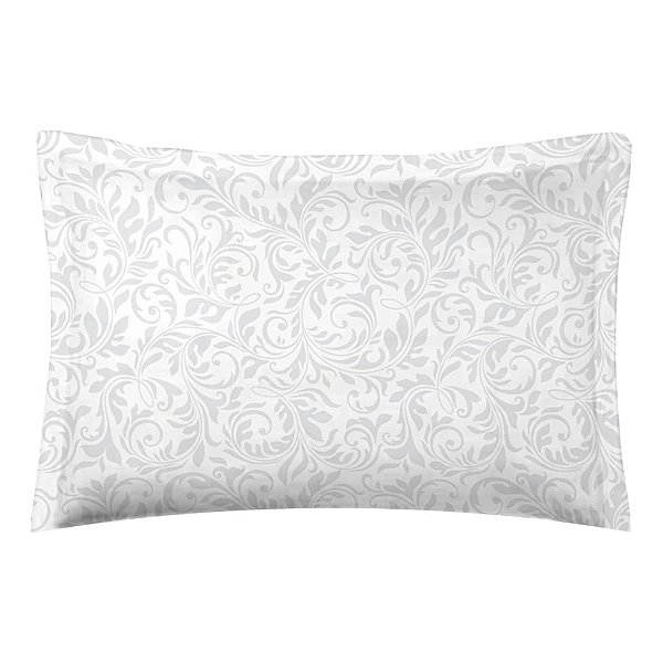 Fronha Avulsa Estampada Trésor 300 fios - Porcelana - Estamparia