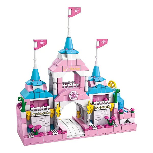 Blocos de Montar - Castelo 6 em 1 - 1000 Peças - Bloxi