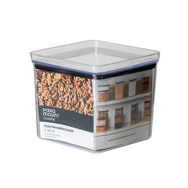 Pote Hermético Empilhável Lumini - 2,195L - Paramount