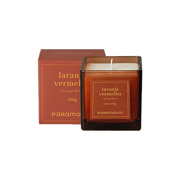Vela Aromática Laranja Vermelha - 200g - Paramount