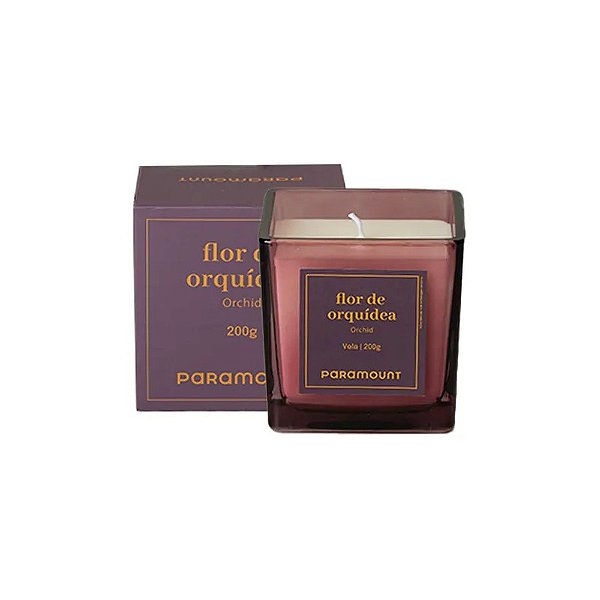 Vela Aromática Flor de Orquídea - 200g - Paramount