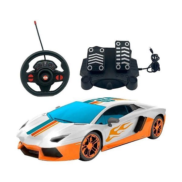 Carrinho Controle Remoto Garagem S.A Prime Racer - Candide