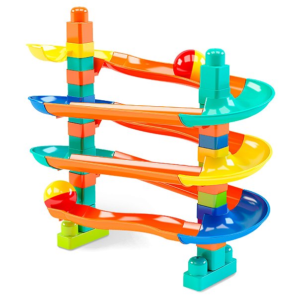 Escorregador de Bolinhas Blocolândia 30 Peças - Dismat