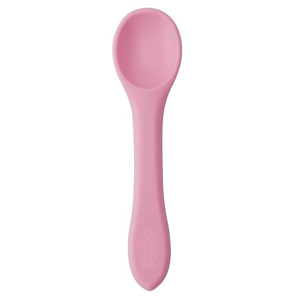 Colher em Silicone - Rosa - Buba