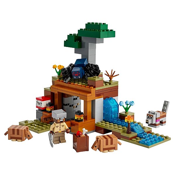 Lego Minecraft - Expedição Mina do Armadillo - 247 Peças - Lego