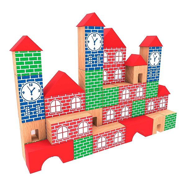 Jogo Pequeno Engenheiro Mundo Curioso - 50 Peças - GGB Brinquedos