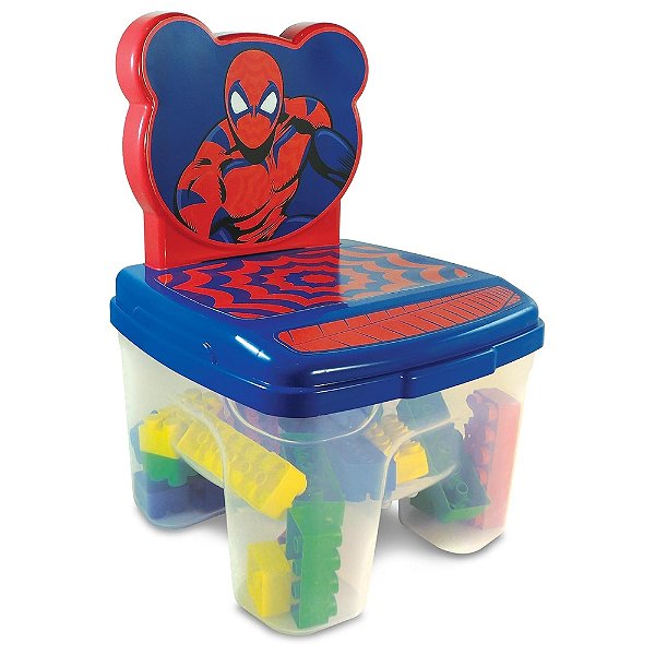 Cadeira Toy Blocos Defensores - 48 Peças - GGB Brinquedos