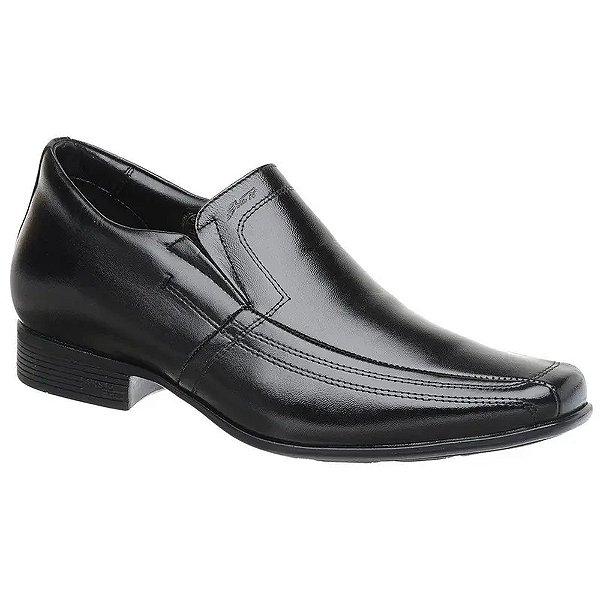 Sapato Masculino com Salto Interno Grow Air Winne - Preto - Jota Pe