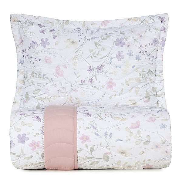 Jogo de Colcha Toque Acetinado Solteiro - Aurora - 2 Peças - Altenburg