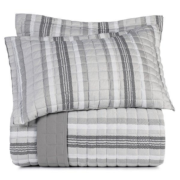 Jogo de Colcha Malha Fio Penteado Casal - Miragem - 3 Peças - Altenburg