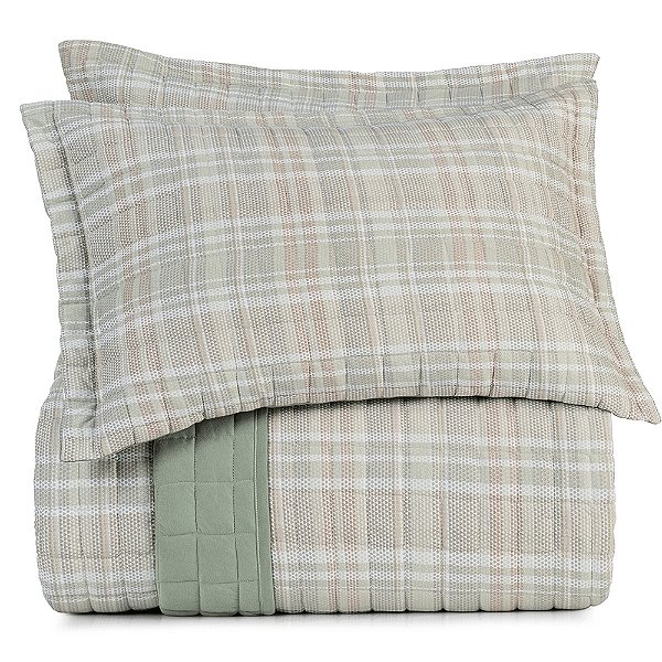 Jogo de Colcha Malha Fio Penteado Casal - Marea - 3 Peças - Altenburg