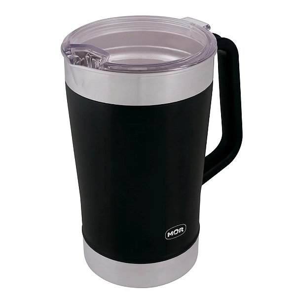 Jarra Térmica Jug em Inox - 1,9L - Preta - Mor