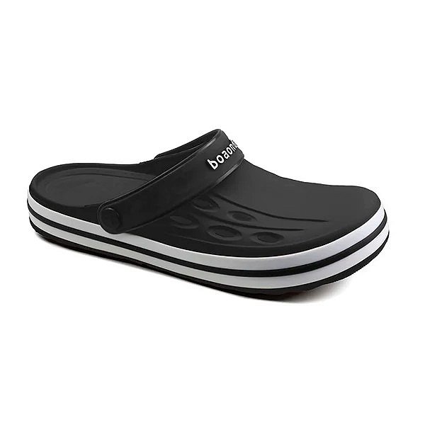 Papete Masculino Clog Star - Preto e Branco - Boaonda