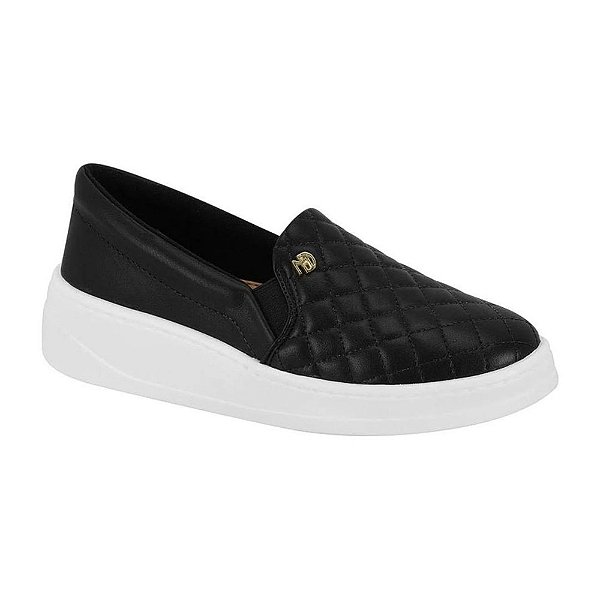 Tênis Feminino Napa Slip on - Preto - Modare Ultraconforto