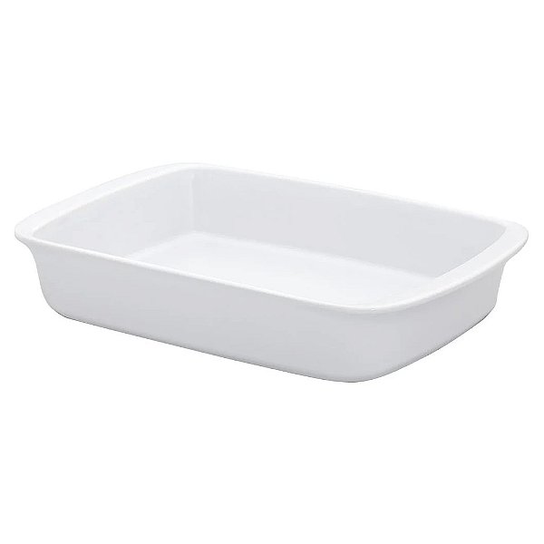 Travessa Refratária Retangular Tango Média - 34cm - Oxford