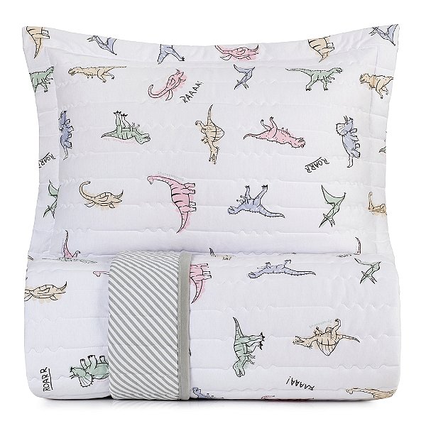 Jogo de Colcha Mundo Kids - Solteiro - Rugidino - Altenburg