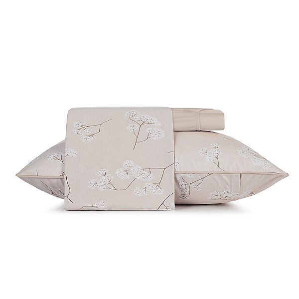 Jogo de Cama Malha Fio Penteado Solteiro - Pampa - 3 Peças - Altenburg