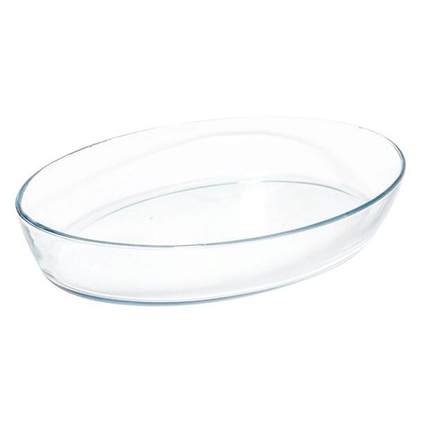 Assadeira Oval de Vidro - 3,2L - Casita