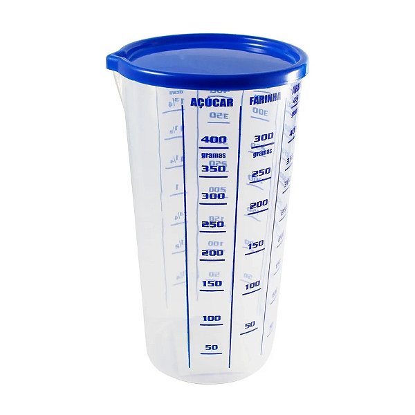 Copo Medidor com Tampa 500ml - Nadir