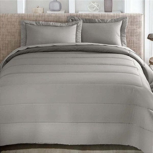 Jogo de Colcha Confort Montez 300 Fios Queen - Fend - Kacyumara