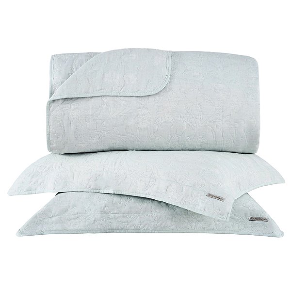 Jogo de Colcha Intense Hanna King Verde - 3 Peças - Buddemeyer