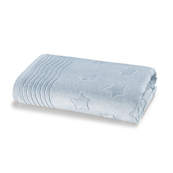 Toalha de Banho Infantil Jacquard Sky - Azul - Döhler