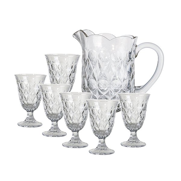 Jogo de Refresco Angélica - 7 Peças - L'Hermitage