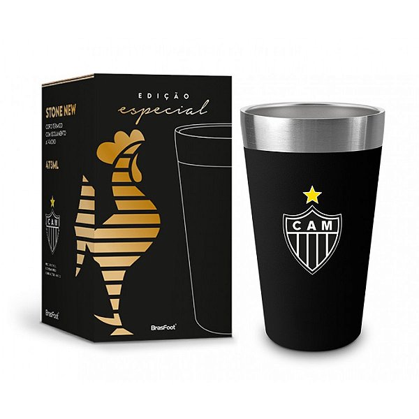 Copo Térmico New Stone - Atlético Mineiro - 473ml - Brasfoot