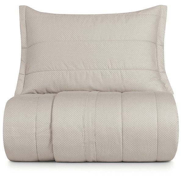 Jogo de Colcha Lux 200 Fios Solteiro - Inspire Cinza - 200 Fios - Altenburg