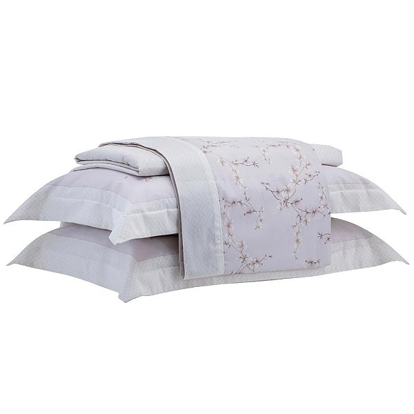 Jogo de Cama Satinee Acetinado Cherry Casal - 300 Fios - Kacyumara