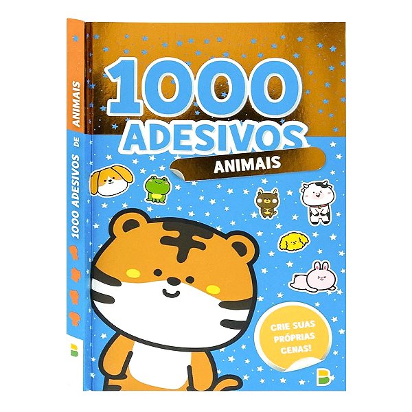 Livro 1000 Adesivos Incríveis de Animais - Todolivro