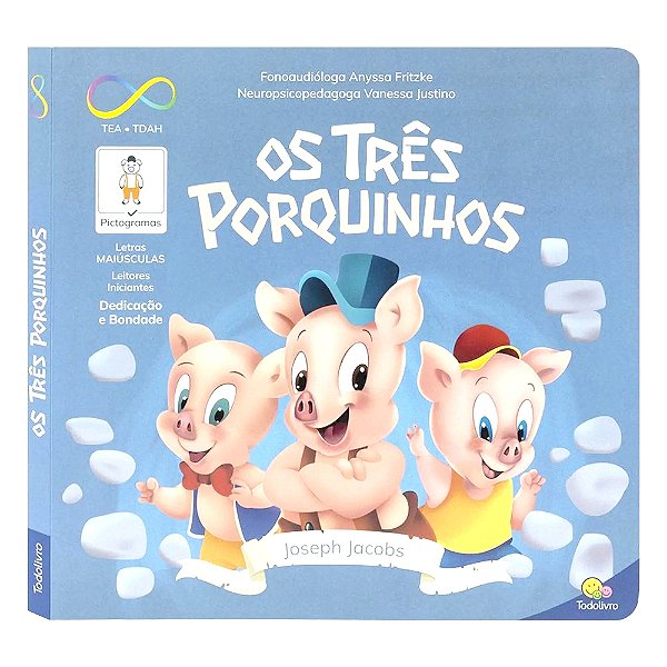 Livro Neurodiversidade Os Três Porquinhos - Todolivro