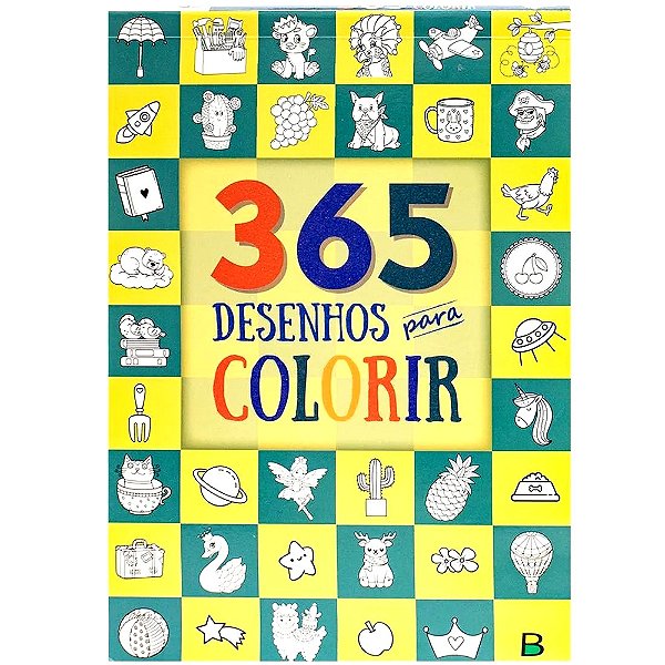Livro 365 Desenhos para Colorir - Todolivro
