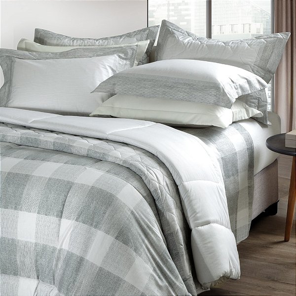 Jogo de Colcha Vida Bela Queen 200 Fios - Tafet - Kacyumara